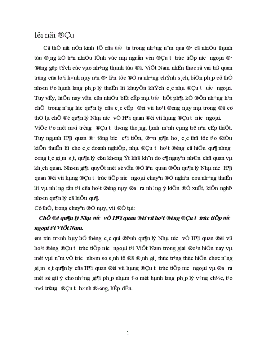 image for page Chế độ quản lý Nhà nước về Hải quan đối với hoạt động đầu tư trực tiếp nước ngoài tại Việt Nam 1