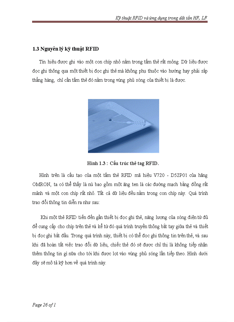 image for page Kỹ thuật RFID và ứng dụng trong dải tần HF và LF 1