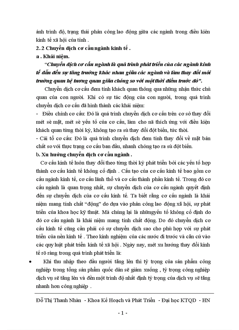 image for page Phương hướng chuyển dịch cơ cấu ngành kinh tế trong quá trính CNH HĐH ở tỉnh Phú Thọ trong giai đoạn từ nay đền năm 2010
