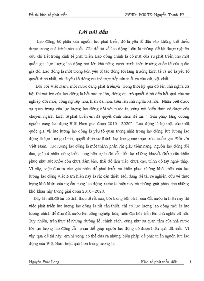 image for page Giải pháp tăng cường nguồn cung lao động Việt Nam giai đoạn 2010 2020 1