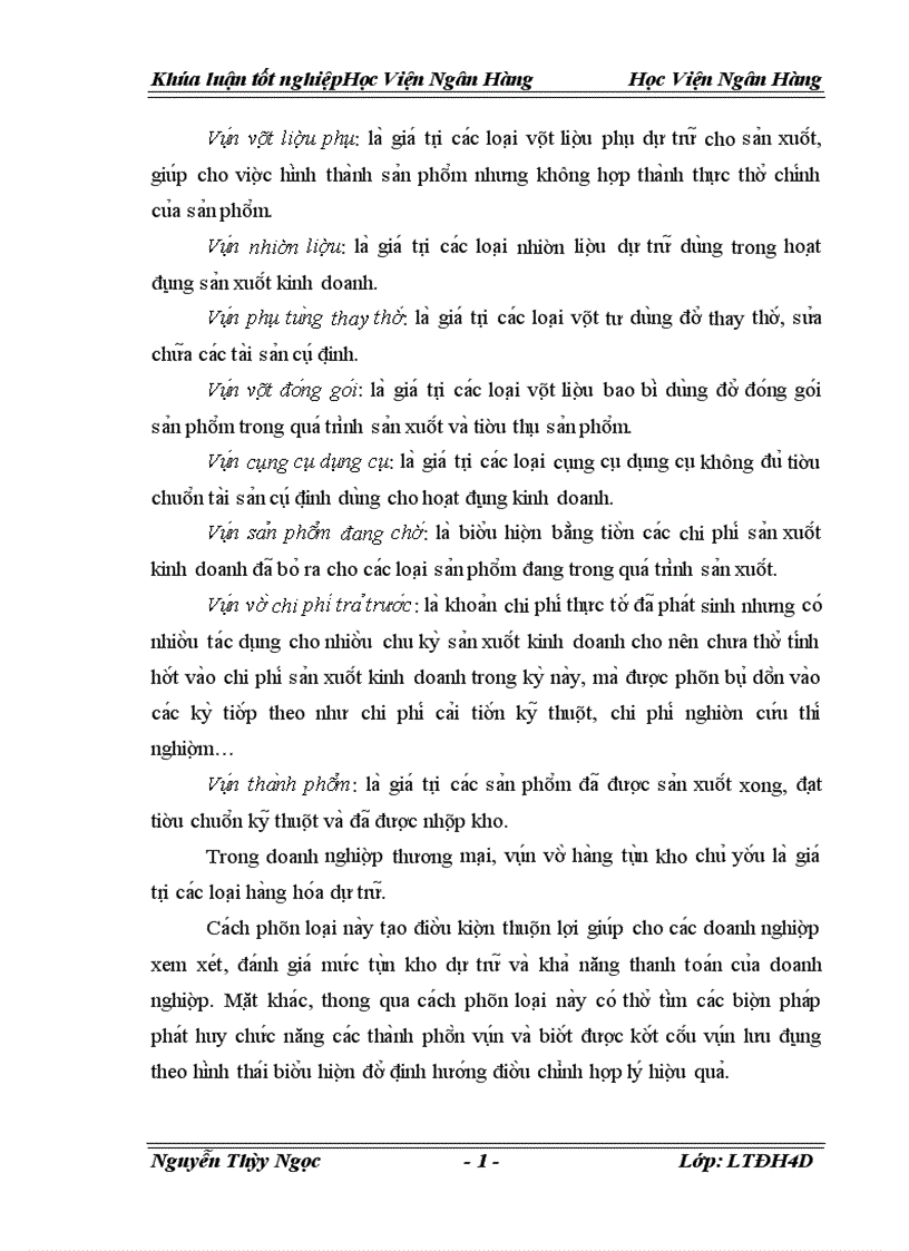 image for page Vốn lưu động và các giải pháp tài chính nâng cao hiệu quả tổ chức sử dụng vốn lưu động tại công ty TNHH thương mại và sản xuất Ninh Thành