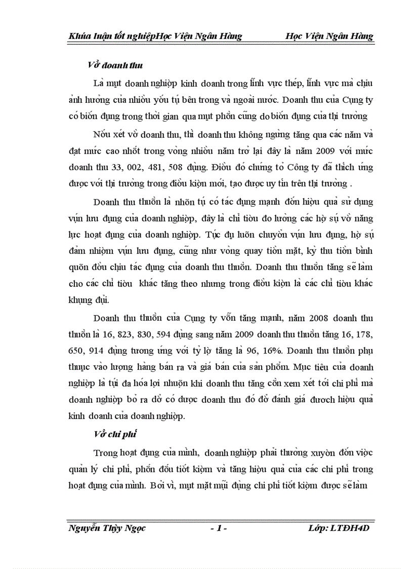 image for page Vốn lưu động và các giải pháp tài chính nâng cao hiệu quả tổ chức sử dụng vốn lưu động tại công ty TNHH thương mại và sản xuất Ninh Thành
