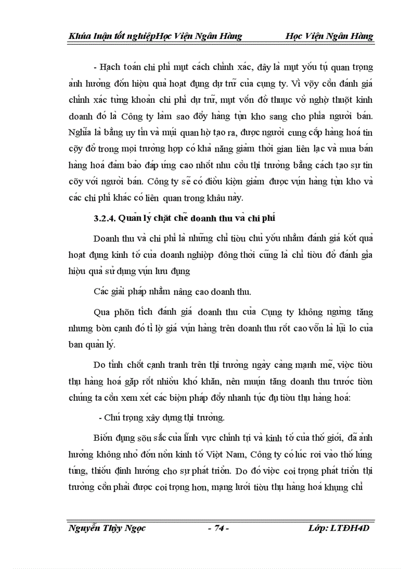 image for page Vốn lưu động và các giải pháp tài chính nâng cao hiệu quả tổ chức sử dụng vốn lưu động tại công ty TNHH thương mại và sản xuất Ninh Thành