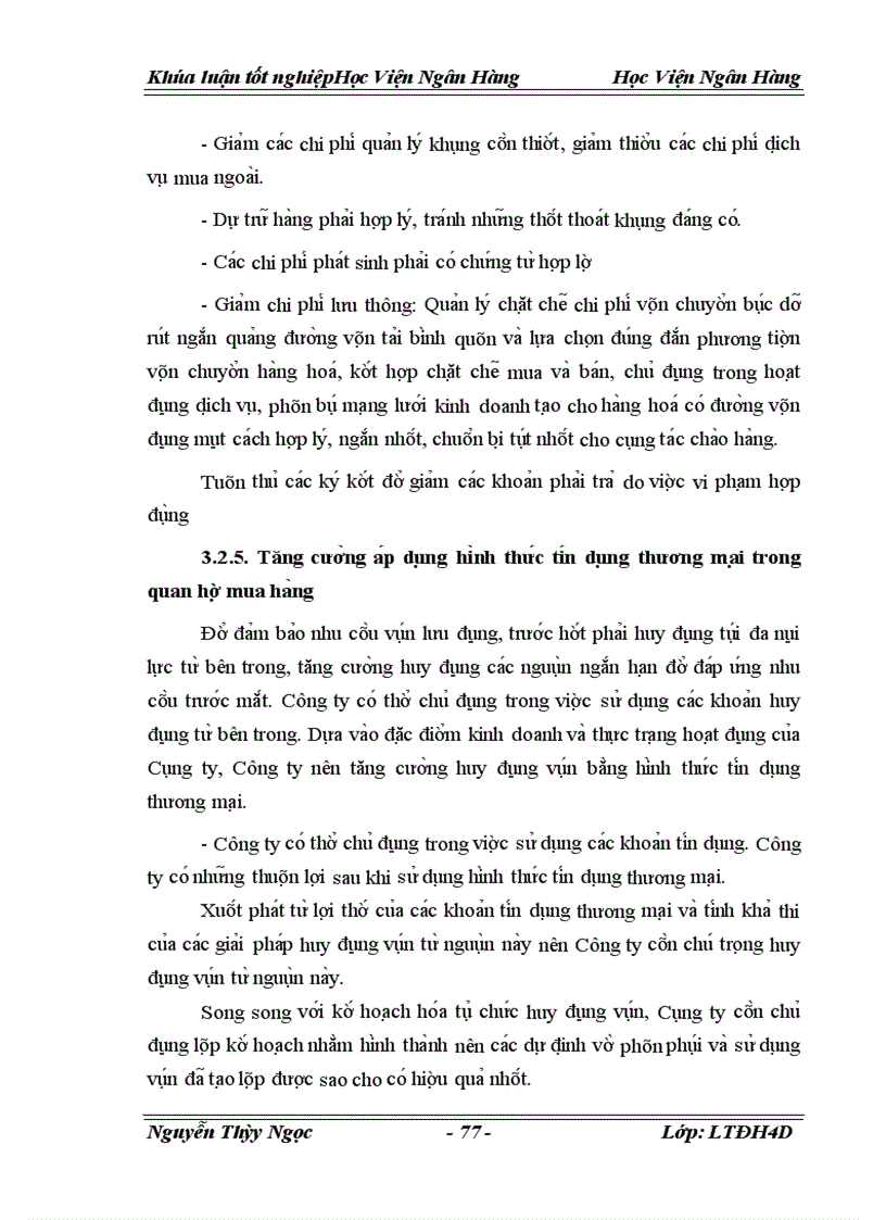 image for page Vốn lưu động và các giải pháp tài chính nâng cao hiệu quả tổ chức sử dụng vốn lưu động tại công ty TNHH thương mại và sản xuất Ninh Thành