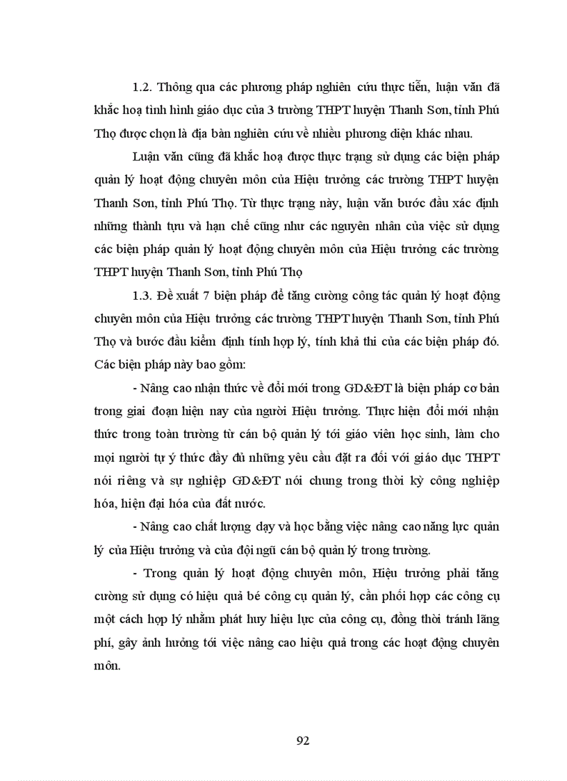 image for page Biện pháp quản lý hoạt động chuyên môn theo yêu cầu đổi mới giáo dục hiện nay của Hiệu trưởng các trường THPT huyện Thanh Sơn tỉnh Phú Thọ 1