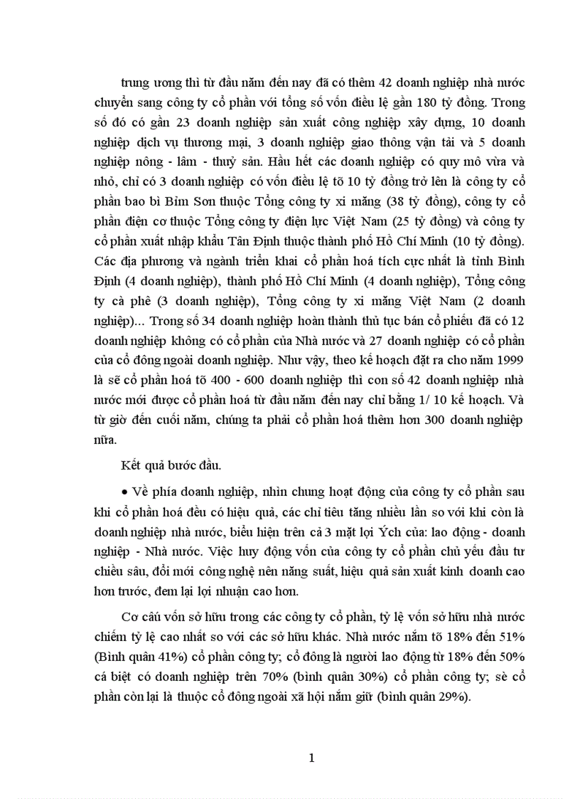 image for page Thực trạng và giải pháp thúc đẩy quá trình cổ phần hoá ở Việt Nam