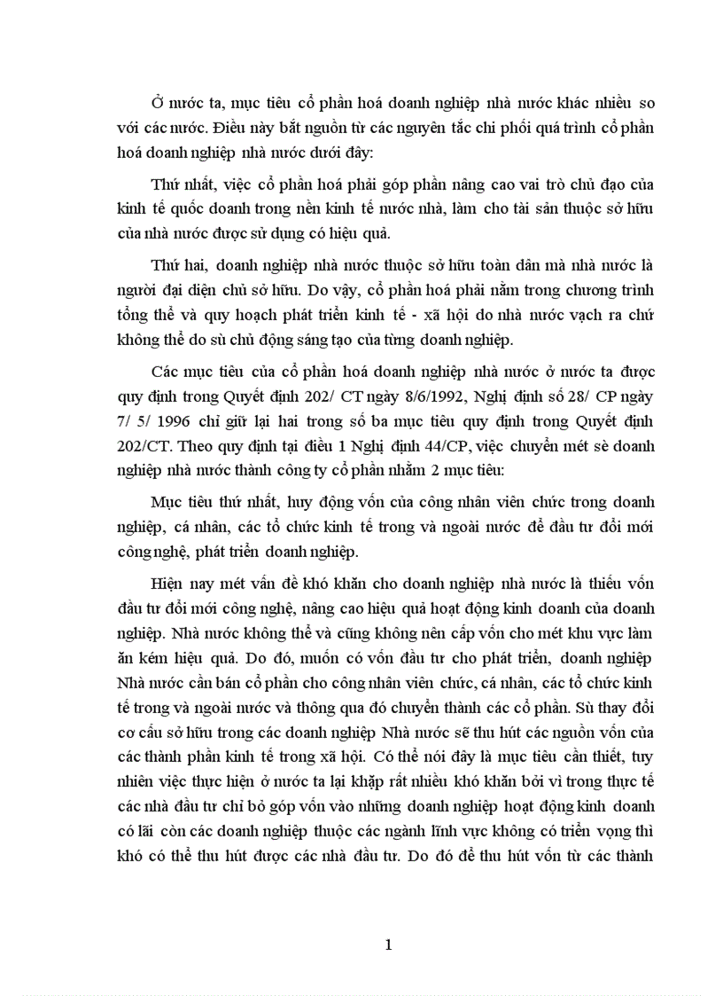 image for page Thực trạng và giải pháp thúc đẩy quá trình cổ phần hoá ở Việt Nam