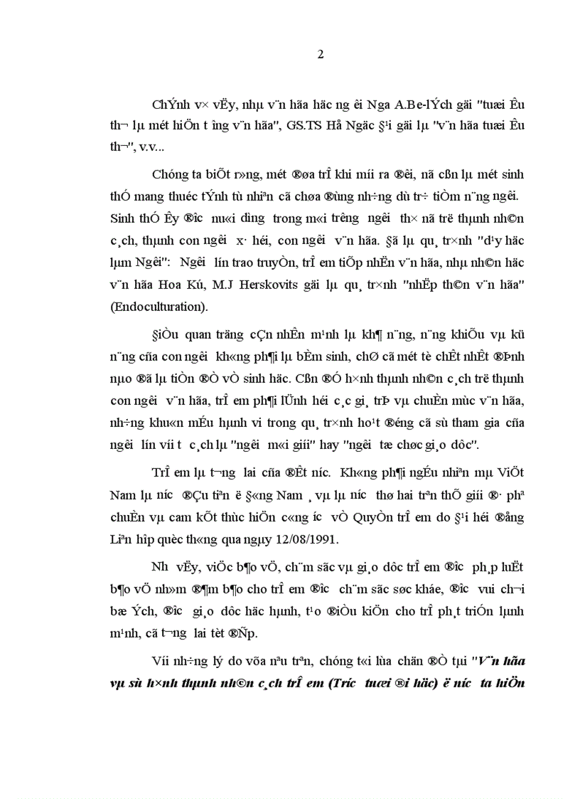 image for page Văn hóa và sự hình thành nhân cách trẻ em Trước tuổi đi học ở nước ta hiện nay