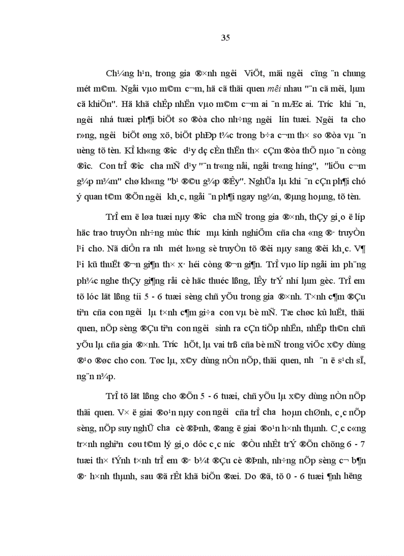image for page Văn hóa và sự hình thành nhân cách trẻ em Trước tuổi đi học ở nước ta hiện nay