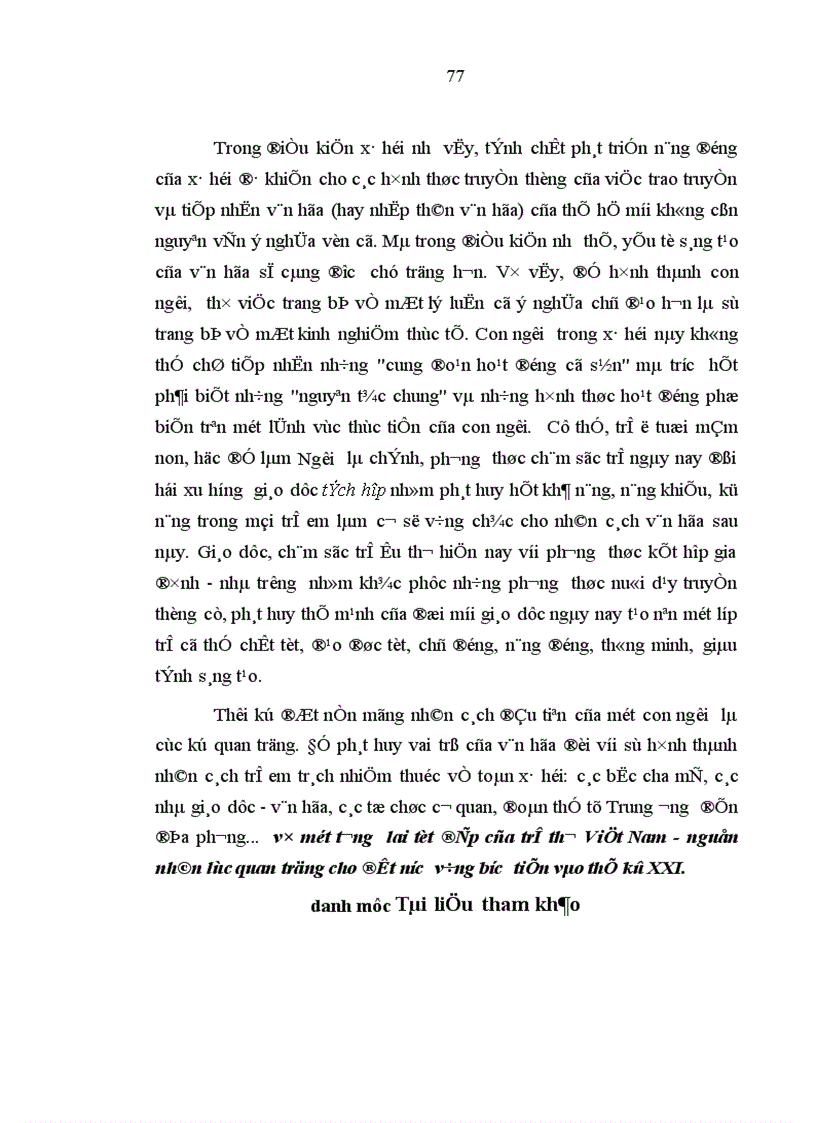 image for page Văn hóa và sự hình thành nhân cách trẻ em Trước tuổi đi học ở nước ta hiện nay