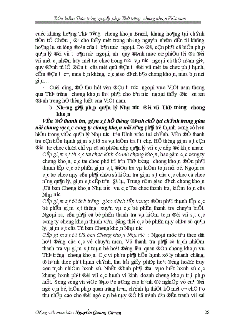 image for page Thực trạng và giải pháp Thị trường chứng khoán Việt nam 1