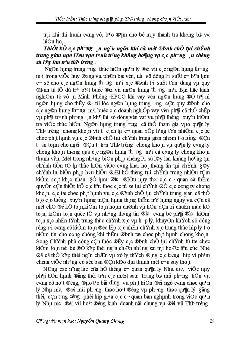 image for page Thực trạng và giải pháp Thị trường chứng khoán Việt nam 1