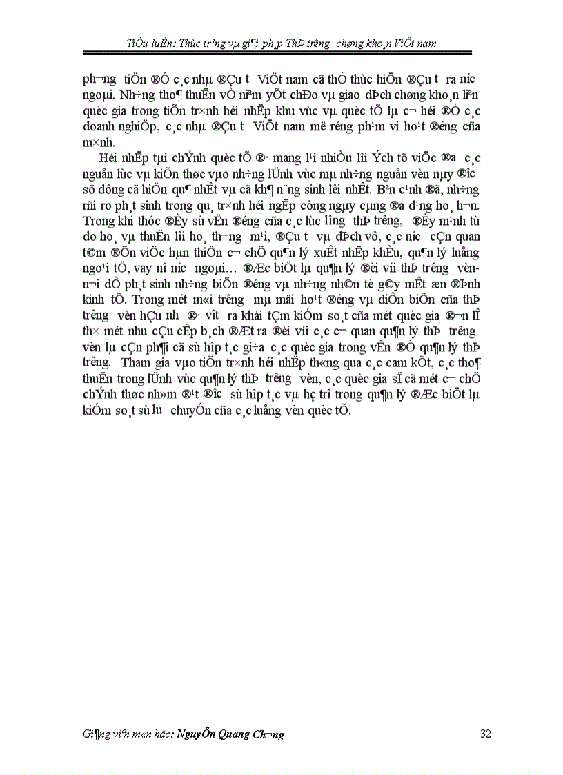 image for page Thực trạng và giải pháp Thị trường chứng khoán Việt nam 1