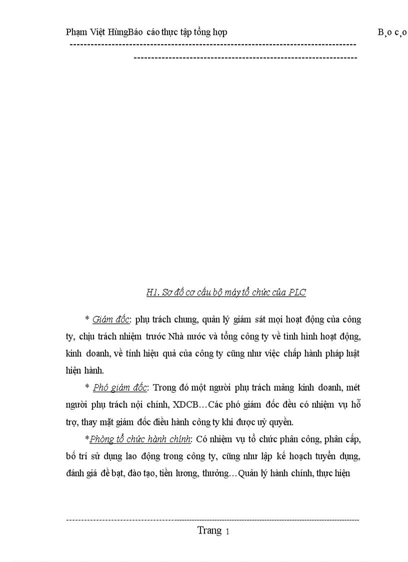 image for page Báo cáo thực tập tổng hợp tại công ty hoá dầu Petrolimex