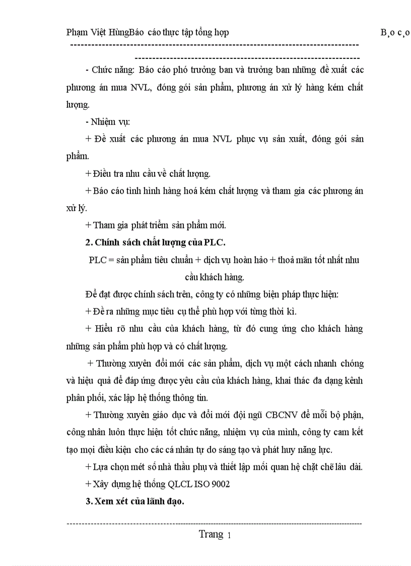 image for page Báo cáo thực tập tổng hợp tại công ty hoá dầu Petrolimex