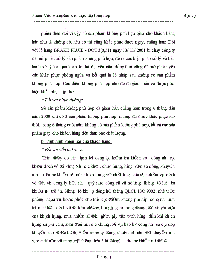 image for page Báo cáo thực tập tổng hợp tại công ty hoá dầu Petrolimex
