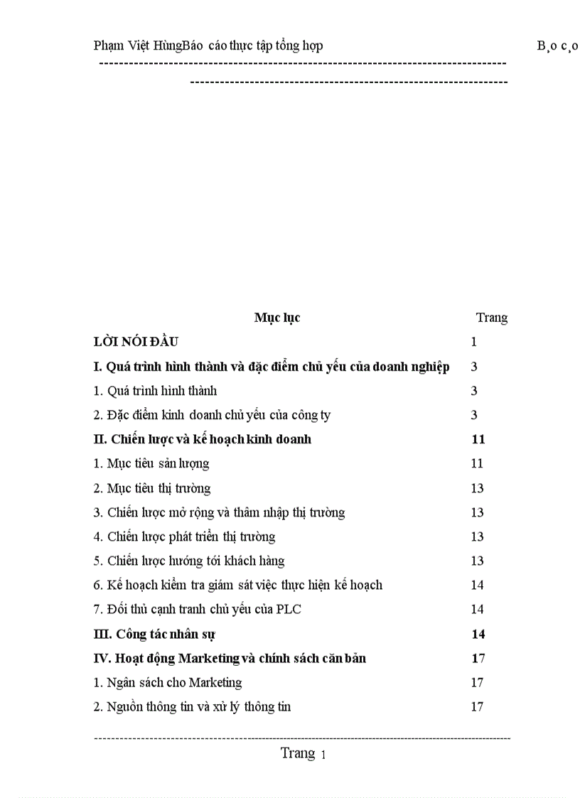 image for page Báo cáo thực tập tổng hợp tại công ty hoá dầu Petrolimex