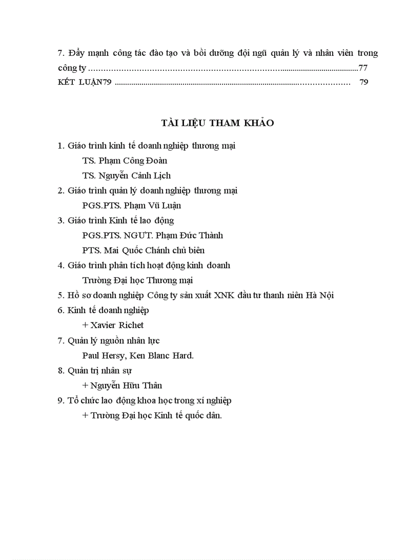 image for page Những biện pháp nhằm nâng cao hiệu quả sử dụng lao động ở công ty Sản xuất xuất nhập khẩu đầu tư thanh niên Hà Nội 1