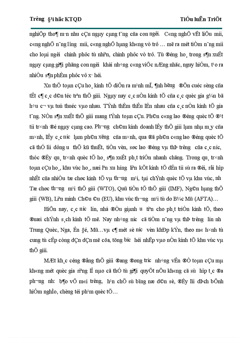 image for page Việt Nam trong xu thế hội nhập và phát triển dưới con mắt triết học 1