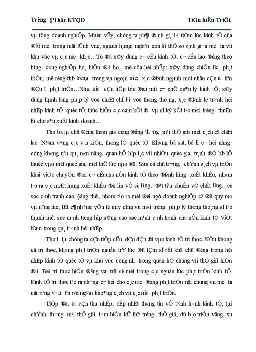 image for page Việt Nam trong xu thế hội nhập và phát triển dưới con mắt triết học 1