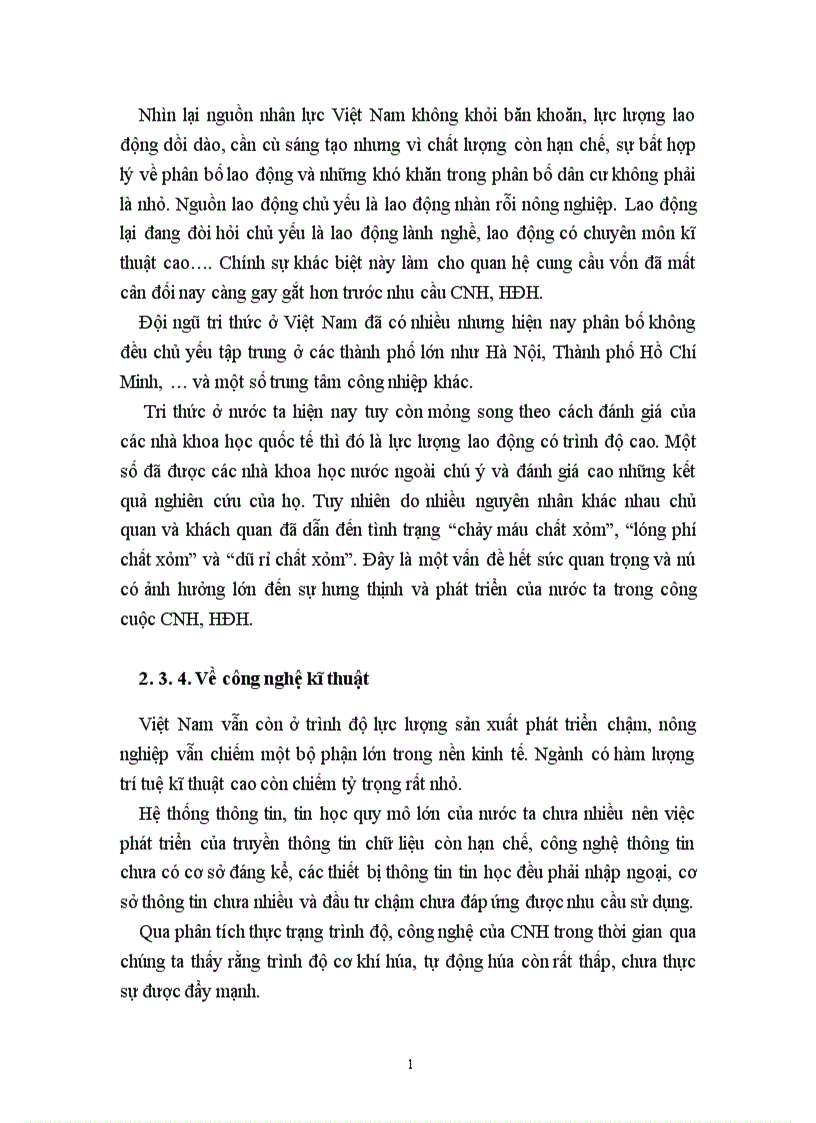 image for page Quan điểm CNH HĐH đất nước theo định hướng XHCN gắn với phát triển kinh tế tri thức