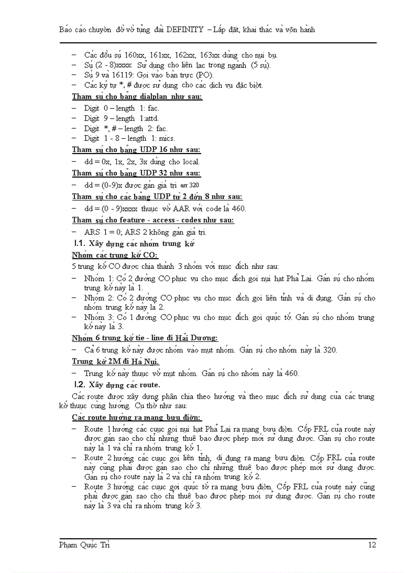 image for page Tổng đài Definity Lắp đặt khai thác và vận hành