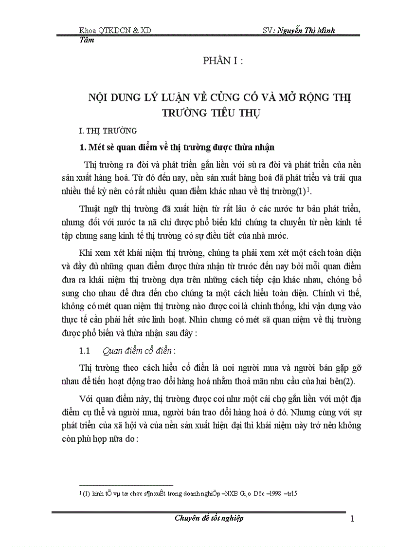 image for page Thực trạng công tác củng cố và mở rộng thị trường tiêu thụ ở nhà máy in quân đội 1