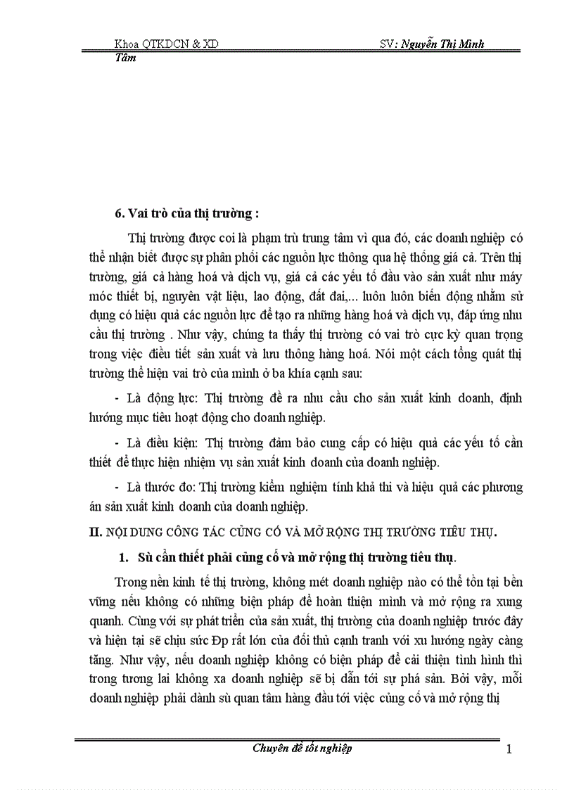 image for page Thực trạng công tác củng cố và mở rộng thị trường tiêu thụ ở nhà máy in quân đội 1