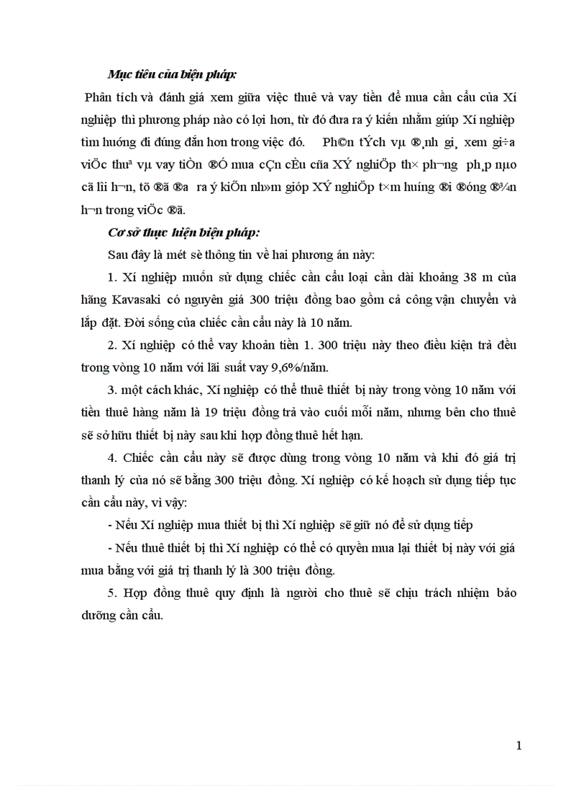 image for page Phân tích và đề xuất một số biện pháp nhằm nâng cao hiệu quả công tác quản lý và sử dụng tài sản cố định tại Xí nghiệp xây lắp 1