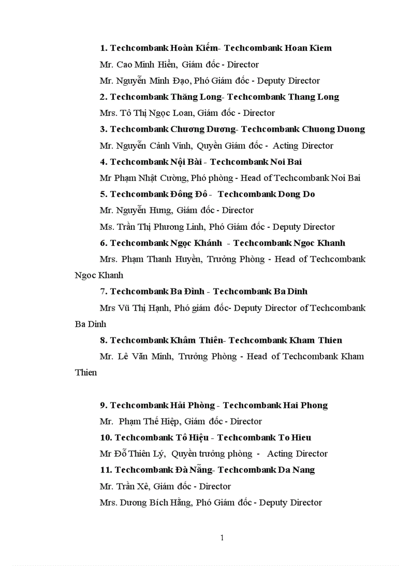 image for page Báo cáo thực tập tổng hợp của của Ngân Hàng thương mại cổ phần kĩ thương Techcombank