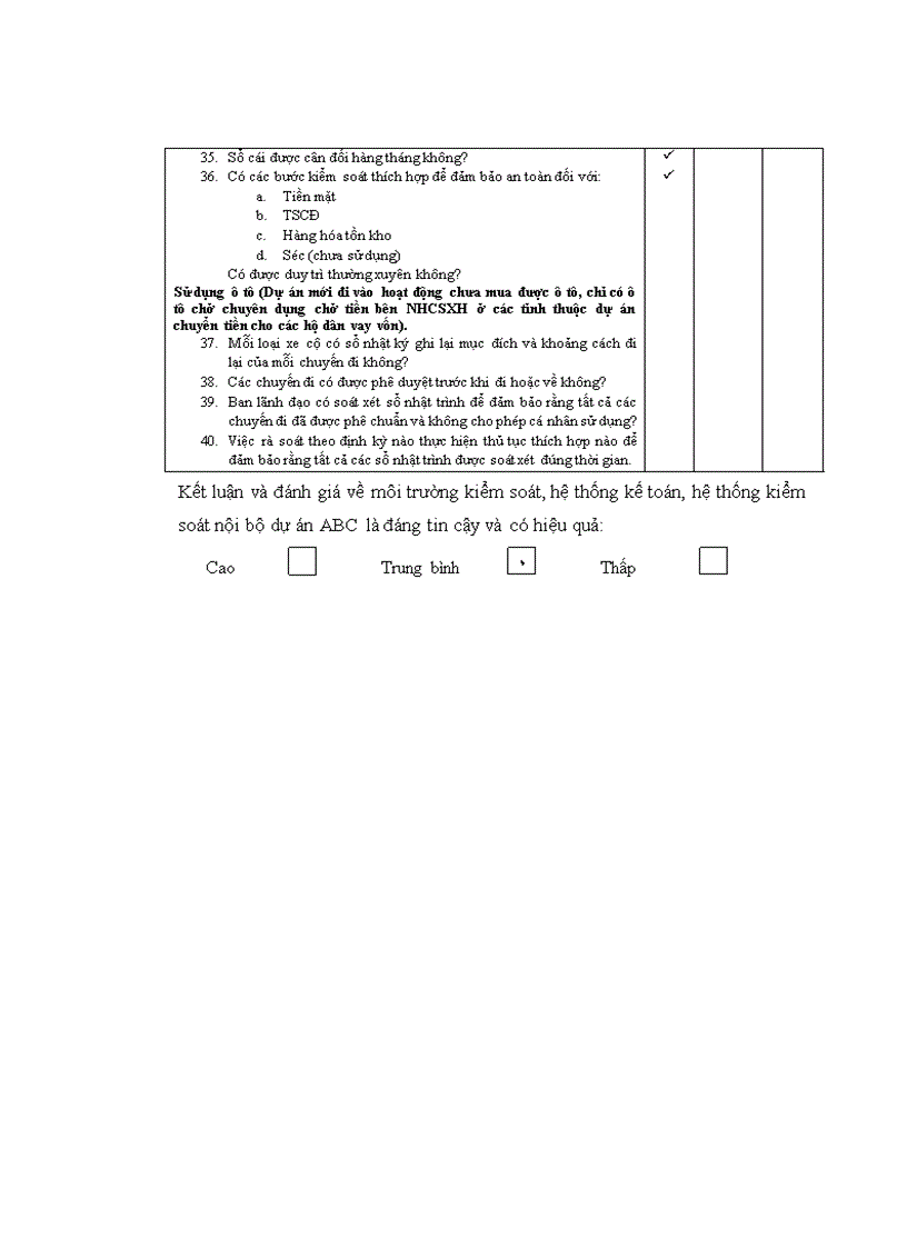 image for page Hoàn thiện lập kế hoạch kiểm toán BCTC dự án do Công ty TNHH Dịch vụ Tư vấn Tài chính Kế toán và Kiểm toán AASC thực hiện 1