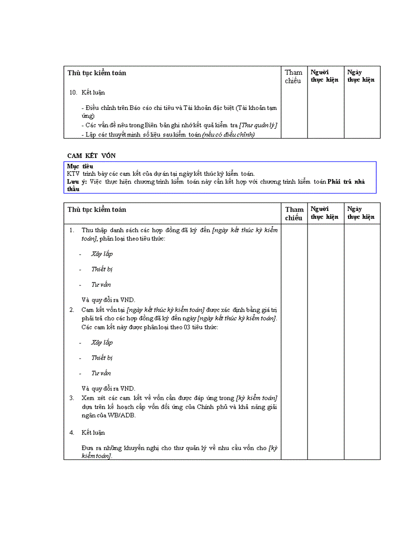 image for page Hoàn thiện lập kế hoạch kiểm toán BCTC dự án do Công ty TNHH Dịch vụ Tư vấn Tài chính Kế toán và Kiểm toán AASC thực hiện 1