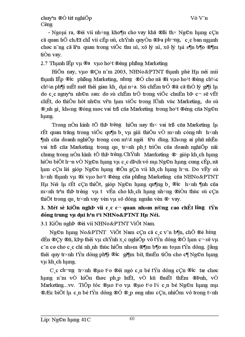 image for page Giải pháp nâng cao chất lượng tín dụng trung và dài hạn tại NHNo PTNT Hà Nội 1