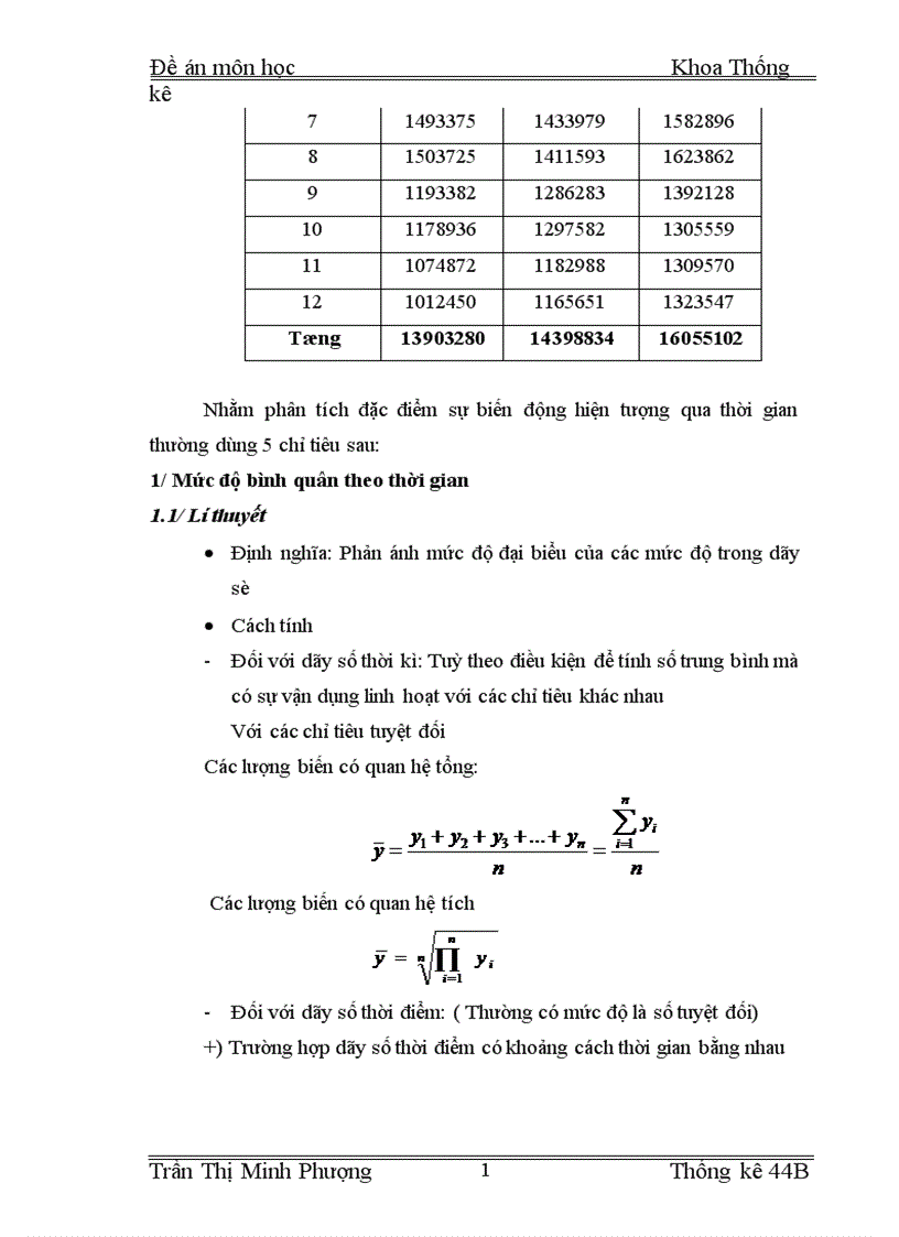 image for page Vận dụng dãy số thời gian trong việc phân tích biến động sản lượng điện tiêu thụ của Việt Nam trong giai đoạn 2001 2003 1