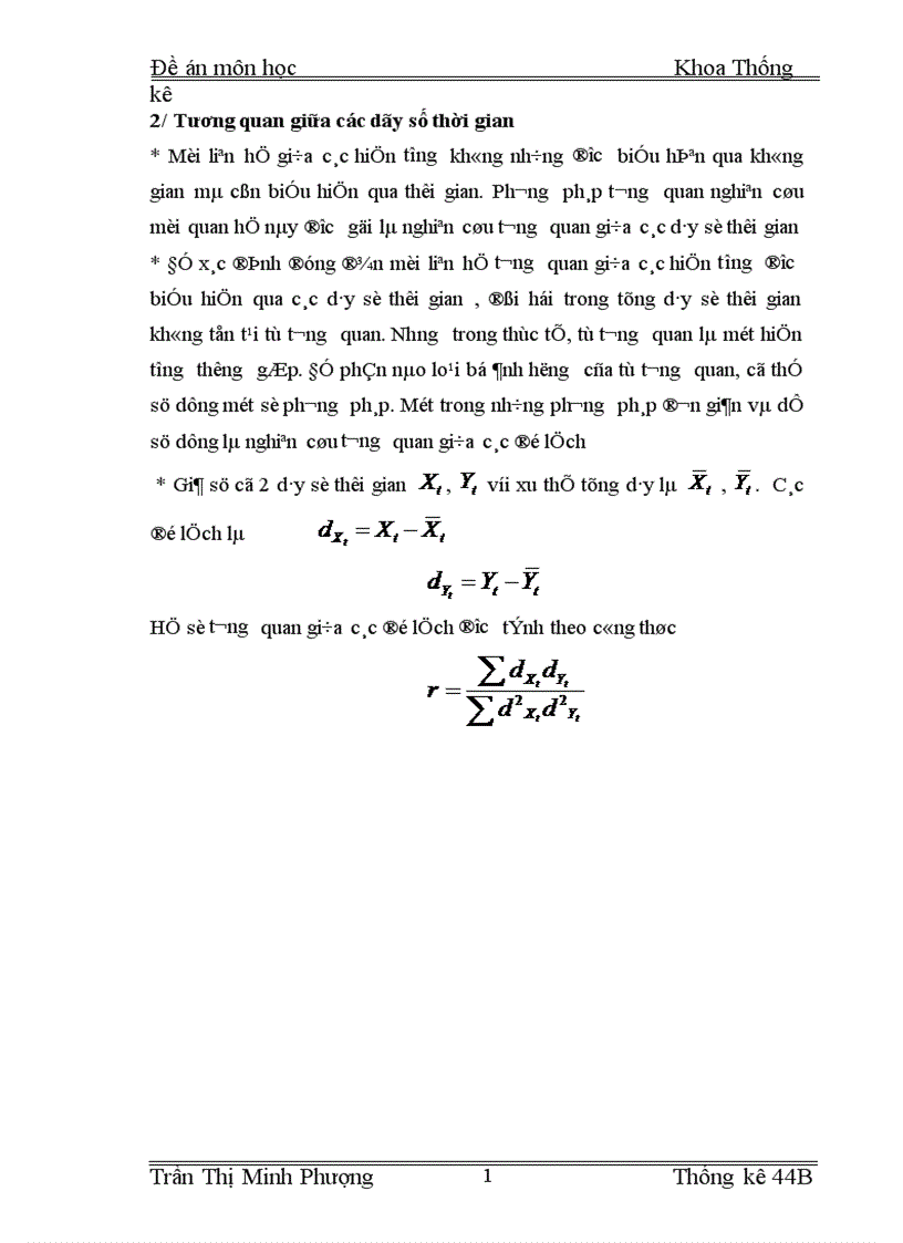image for page Vận dụng dãy số thời gian trong việc phân tích biến động sản lượng điện tiêu thụ của Việt Nam trong giai đoạn 2001 2003 1
