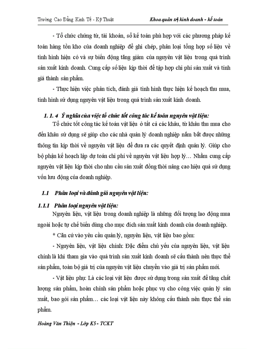 image for page Hoàn thiện công tác kế toán nguyên vật liệu tại Công ty Khoáng sản và thương mại Thành Phát 1
