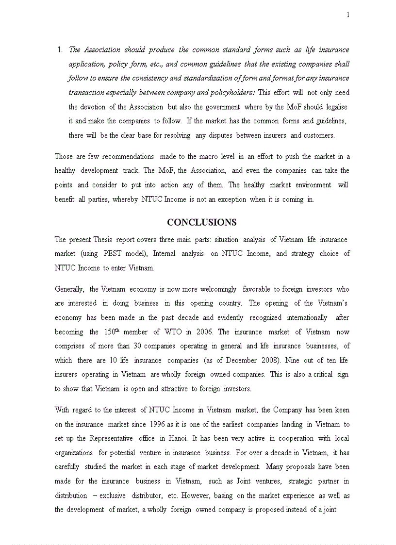 image for page Strategy choices for ntuc income to enter Vietnam life insurance market