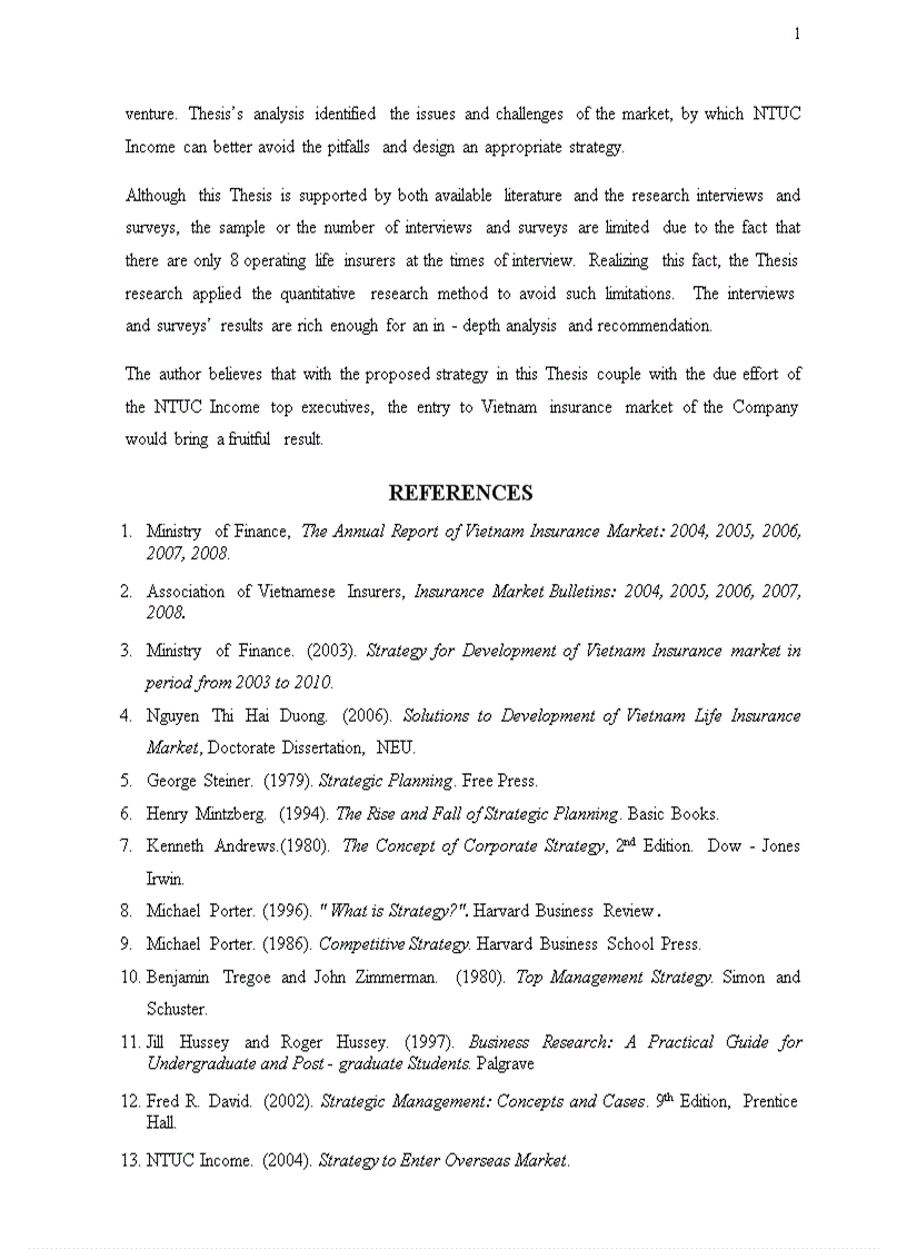 image for page Strategy choices for ntuc income to enter Vietnam life insurance market