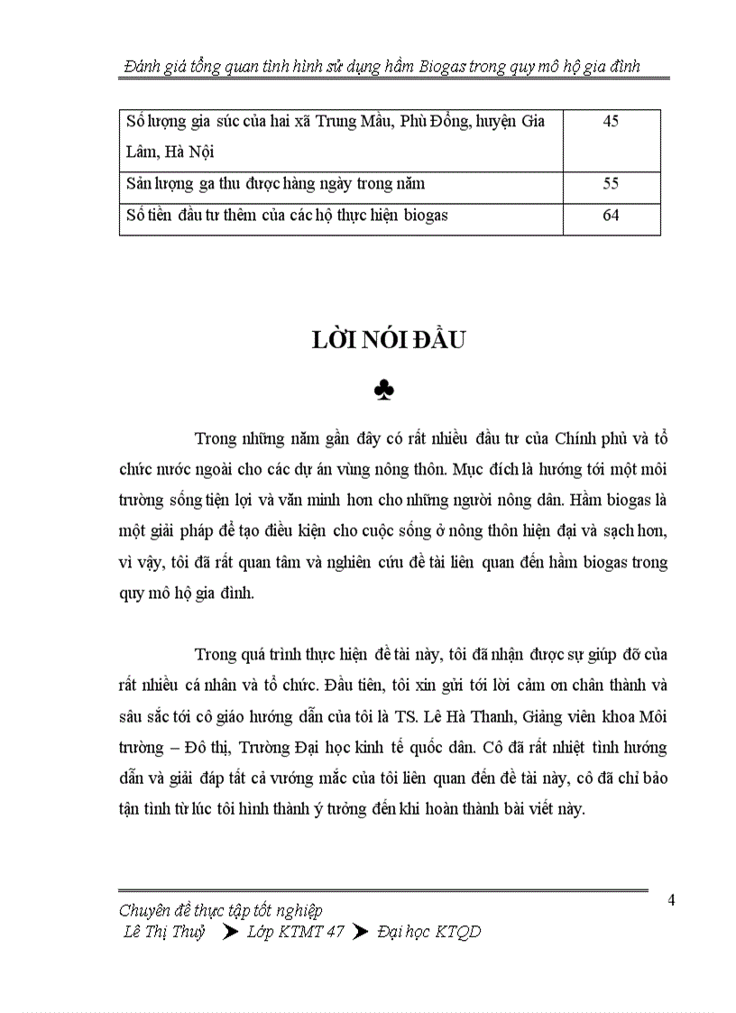 image for page Đánh giá tổng quan tình hình thực hiện hầm Biogas trong quy mô hộ gia đình 1