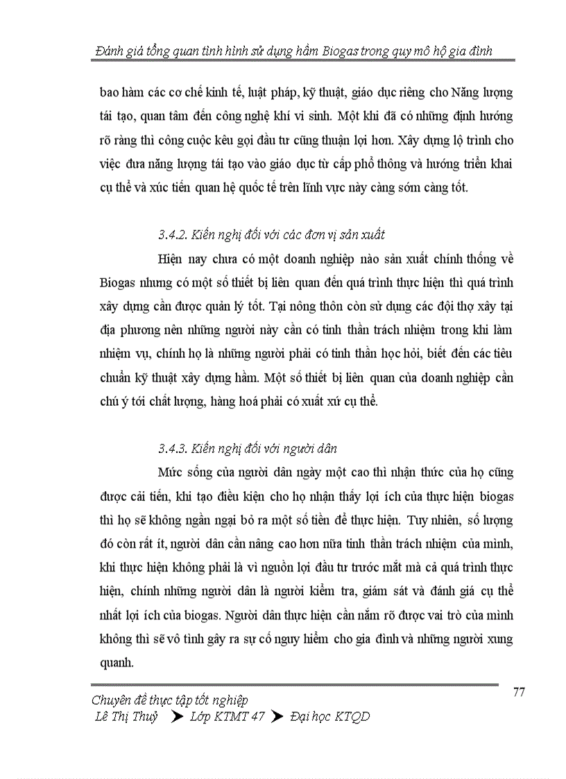 image for page Đánh giá tổng quan tình hình thực hiện hầm Biogas trong quy mô hộ gia đình 1