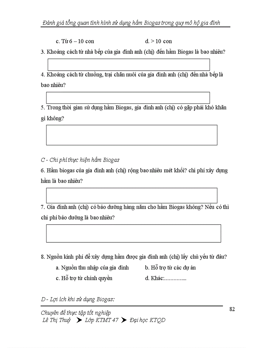image for page Đánh giá tổng quan tình hình thực hiện hầm Biogas trong quy mô hộ gia đình 1