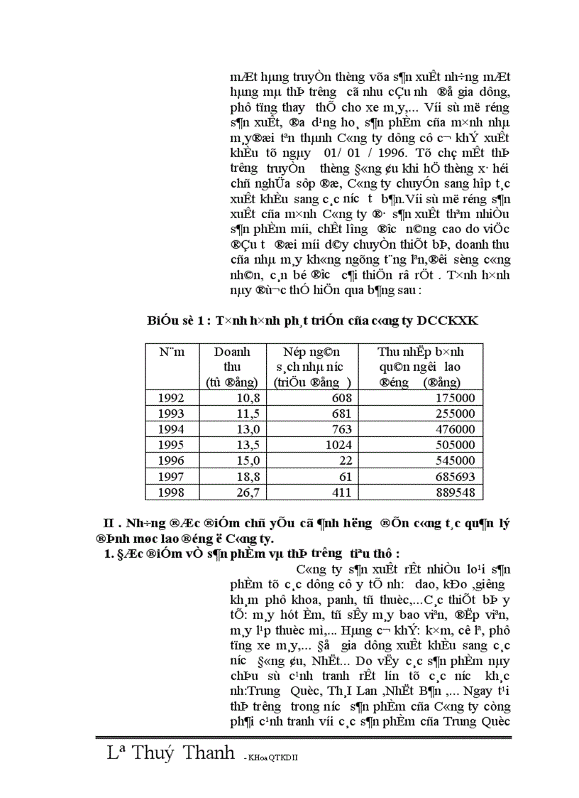 image for page Phân tích thực trạng công tác quản lý định mức lao động ở Công ty dụng cụ cơ khí xuất khẩu Hà nội
