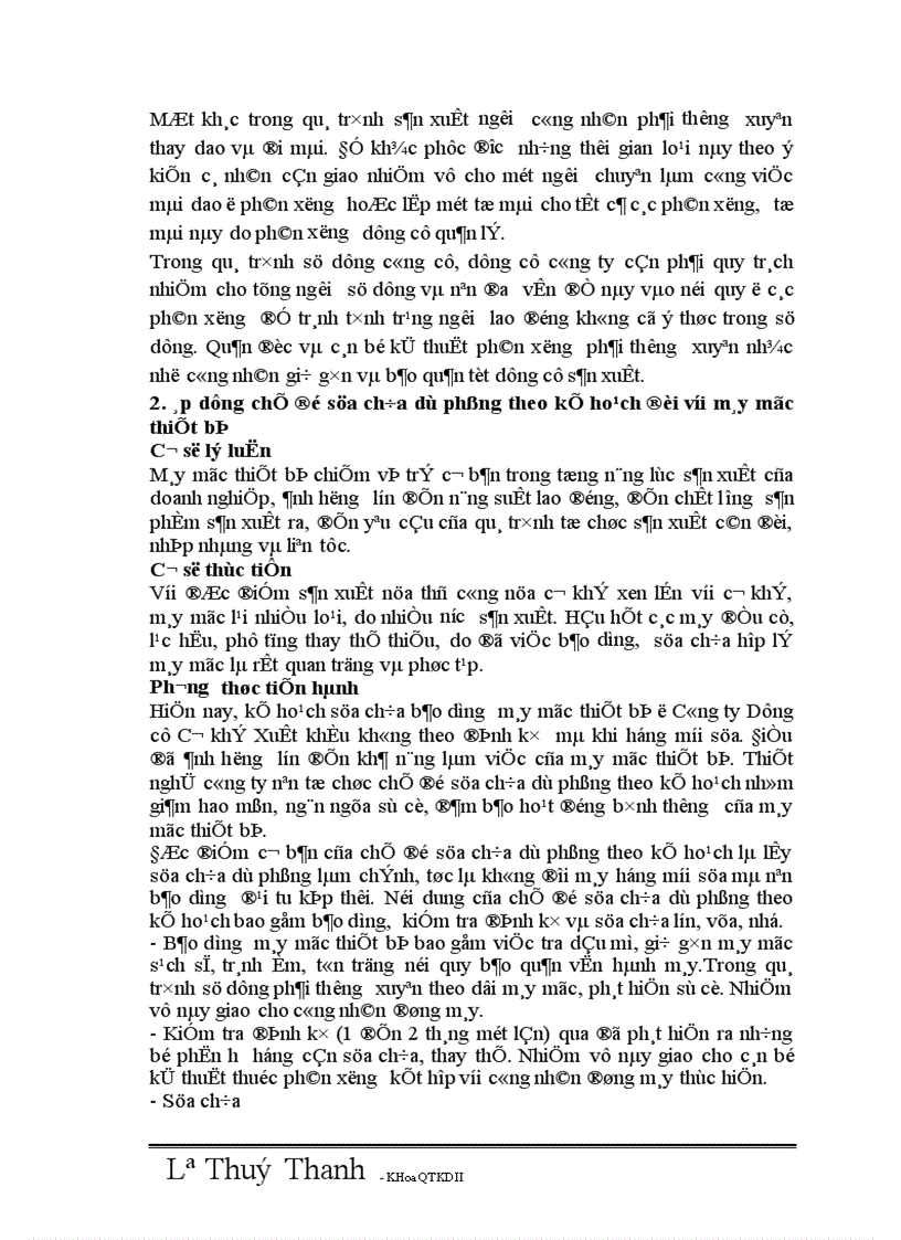 image for page Phân tích thực trạng công tác quản lý định mức lao động ở Công ty dụng cụ cơ khí xuất khẩu Hà nội