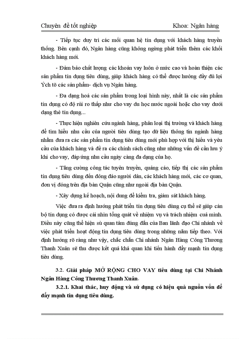 image for page Thực Trạng và Giải Pháp tín dụng tiêu dùng tại Chi Nhánh Ngân Hàng Công Thương Thanh Xuân 1