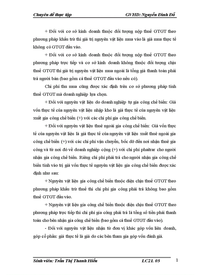 image for page Tổ chức công tác kế toán nguyên vật liệu tại công ty Cổ Phần Thực Phẩm Đức Việt 1