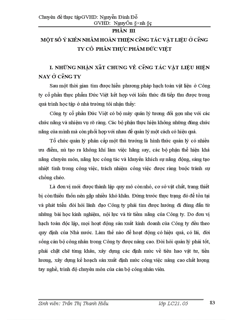 image for page Tổ chức công tác kế toán nguyên vật liệu tại công ty Cổ Phần Thực Phẩm Đức Việt 1