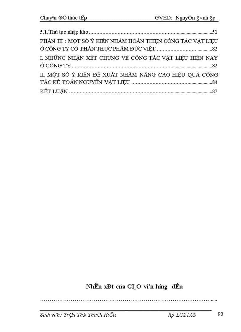 image for page Tổ chức công tác kế toán nguyên vật liệu tại công ty Cổ Phần Thực Phẩm Đức Việt 1