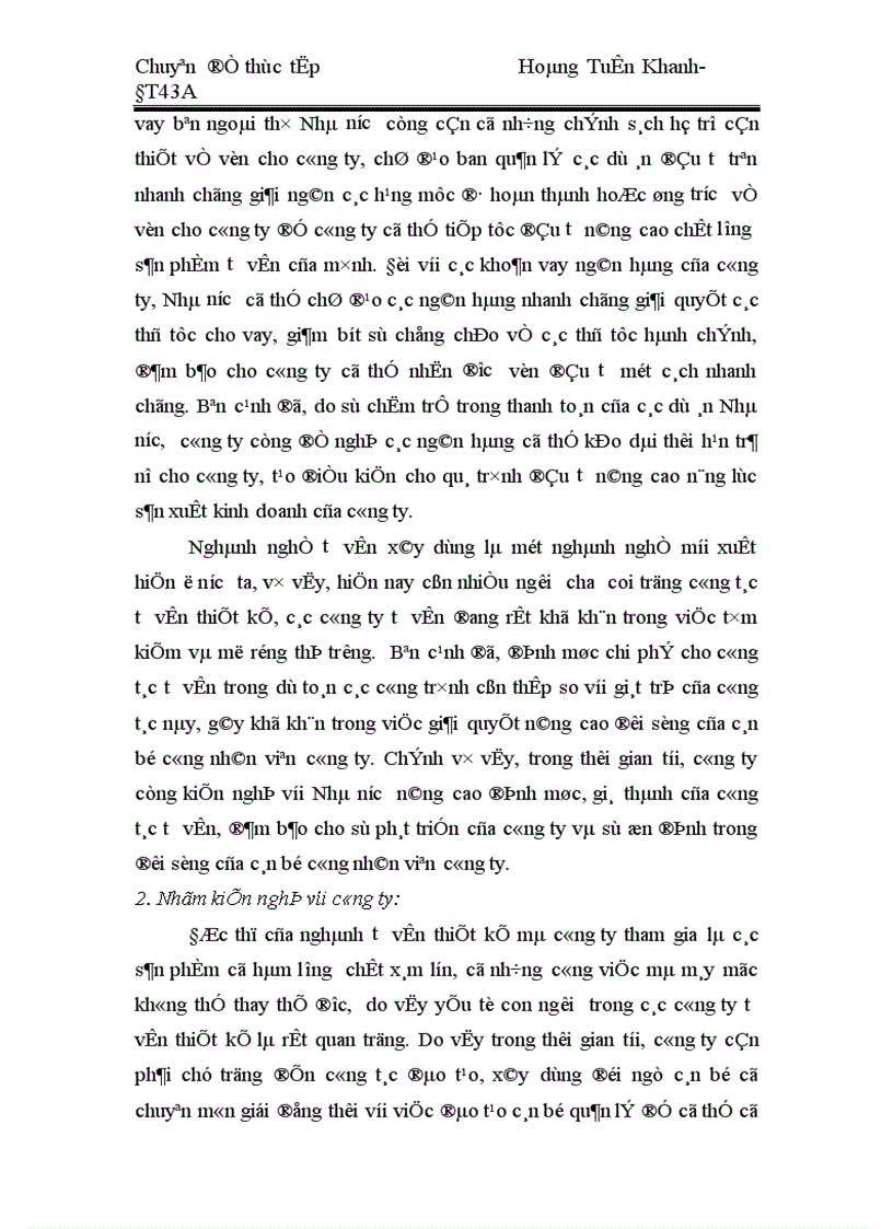 image for page Đầu tư nâng cao năng lực sản xuất kinh doanh ở công ty cổ phần tư vấn xây dựng Sông Đà 1