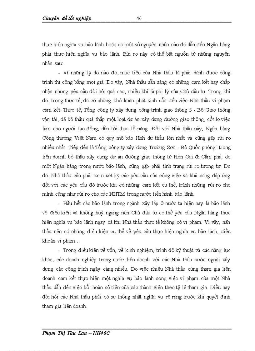 image for page Nâng cao chất lượng bảo lãnh đối với doanh nghiệp xây lắp tại Chi nhánh Ngân hàng Đầu tư và Phát triển Hà Nội 1