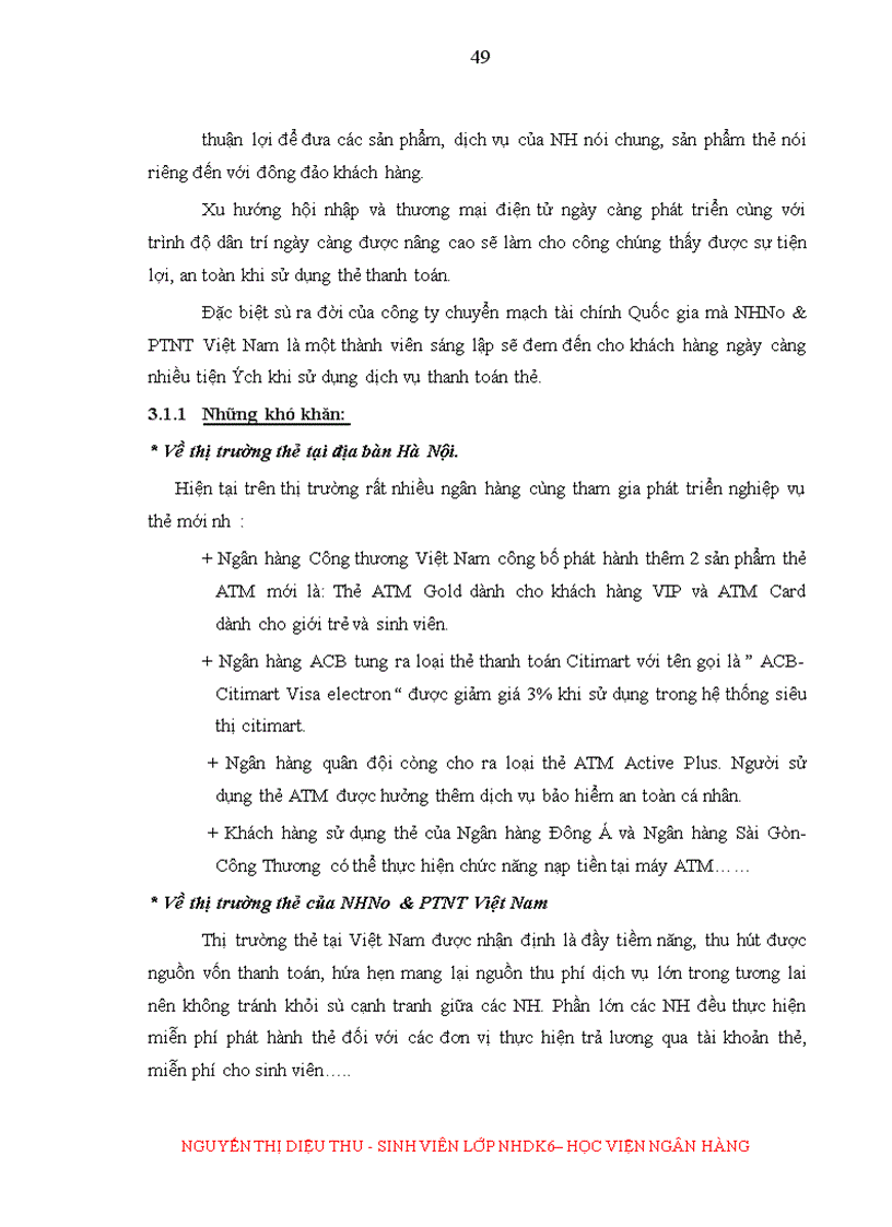 image for page Một số giải pháp nhằm hoàn thiện và phát triển dịch vụ thanh toán thẻ ngân hàng tại Chi nhánh Agribank 24 Láng Hạ Hà Nội 1